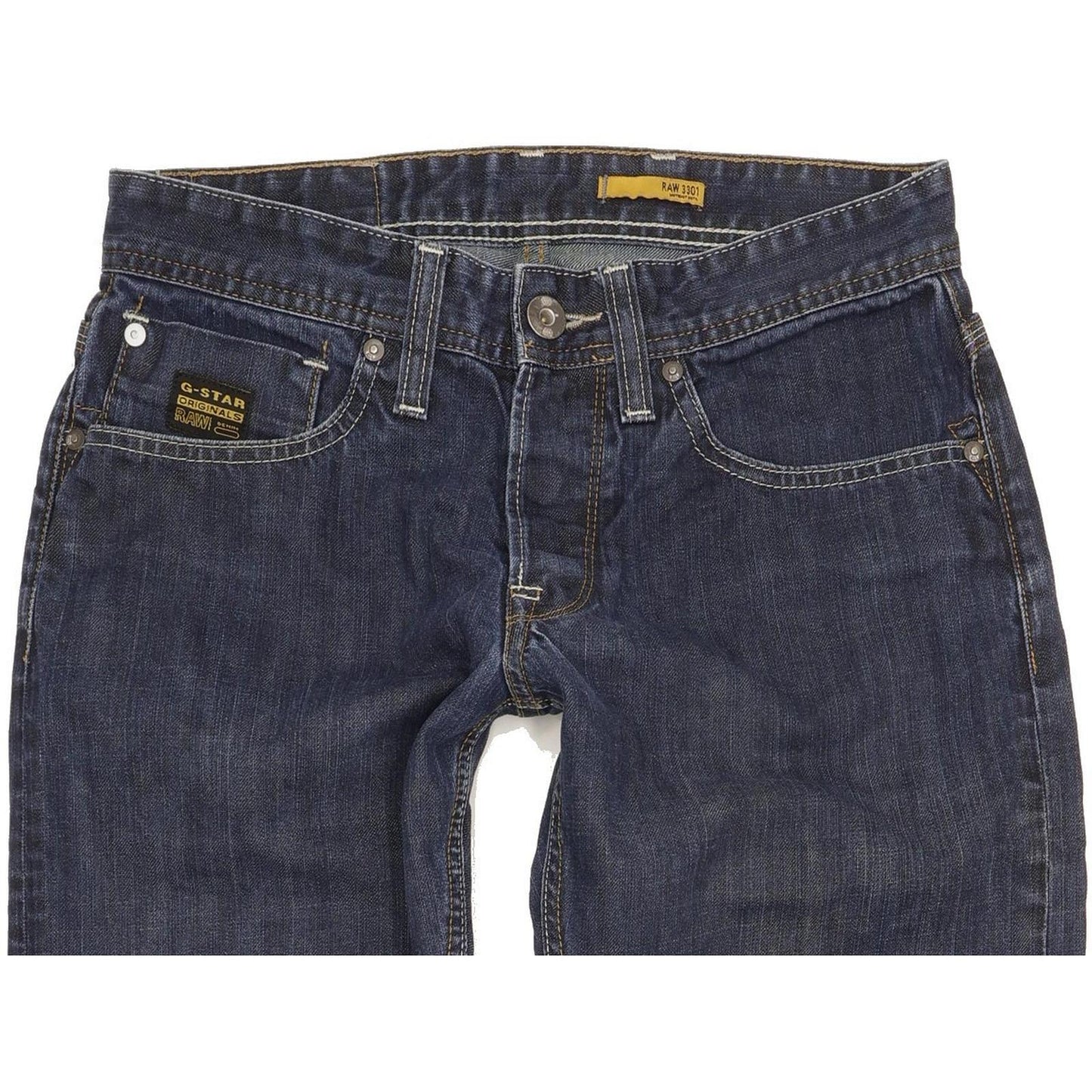 G-Star Porter Men Blue Straight Regular Jeans W30 L30