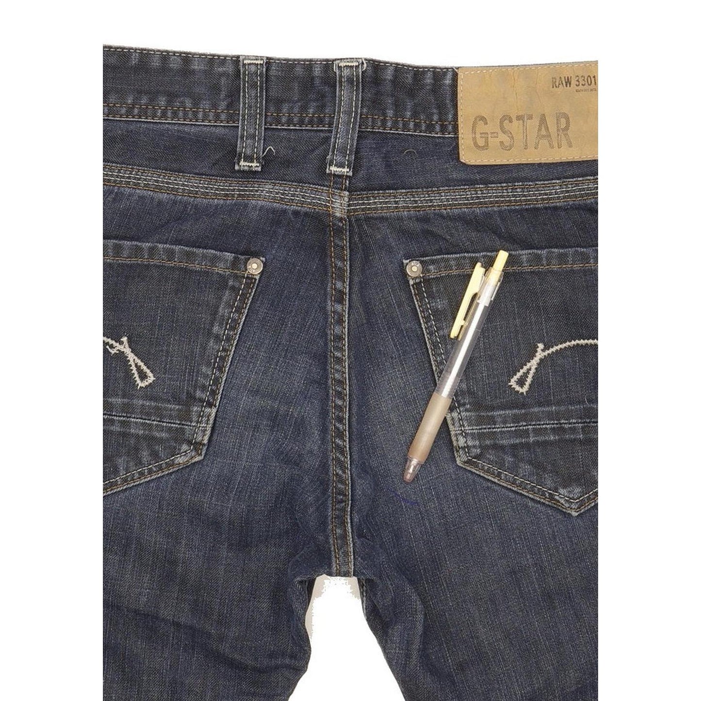 G-Star Porter Men Blue Straight Regular Jeans W30 L30