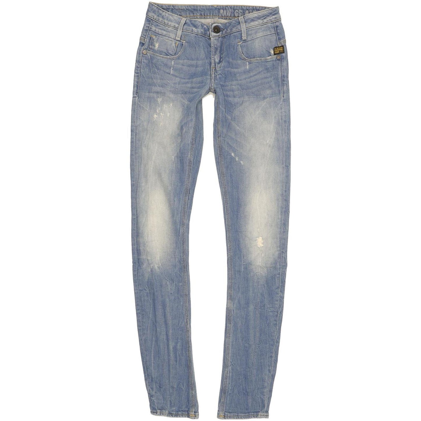 G-Star New Radar Women Blue Skinny Slim Stretch Jeans W26 L34