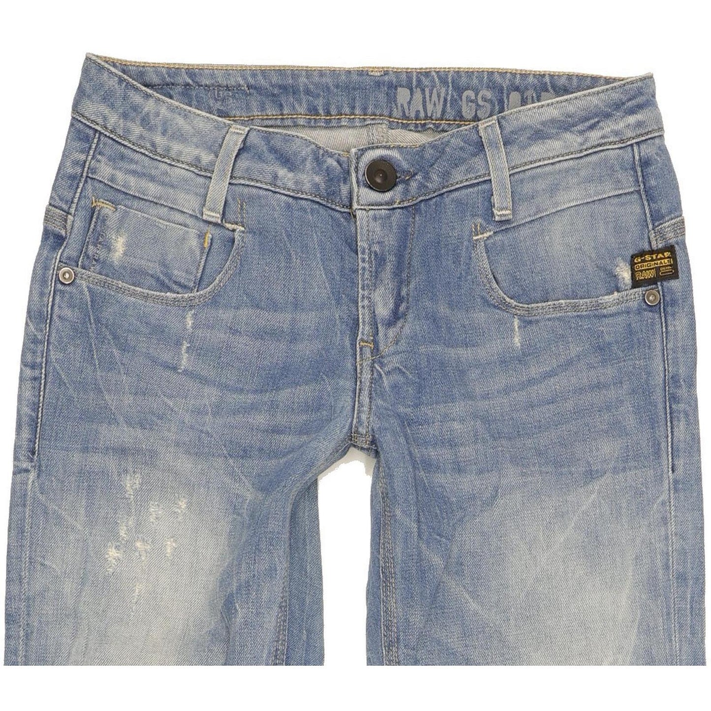G-Star New Radar Women Blue Skinny Slim Stretch Jeans W26 L34