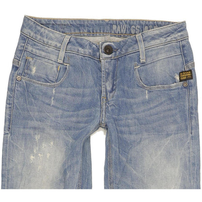 G-Star New Radar Women Blue Skinny Slim Stretch Jeans W26 L34