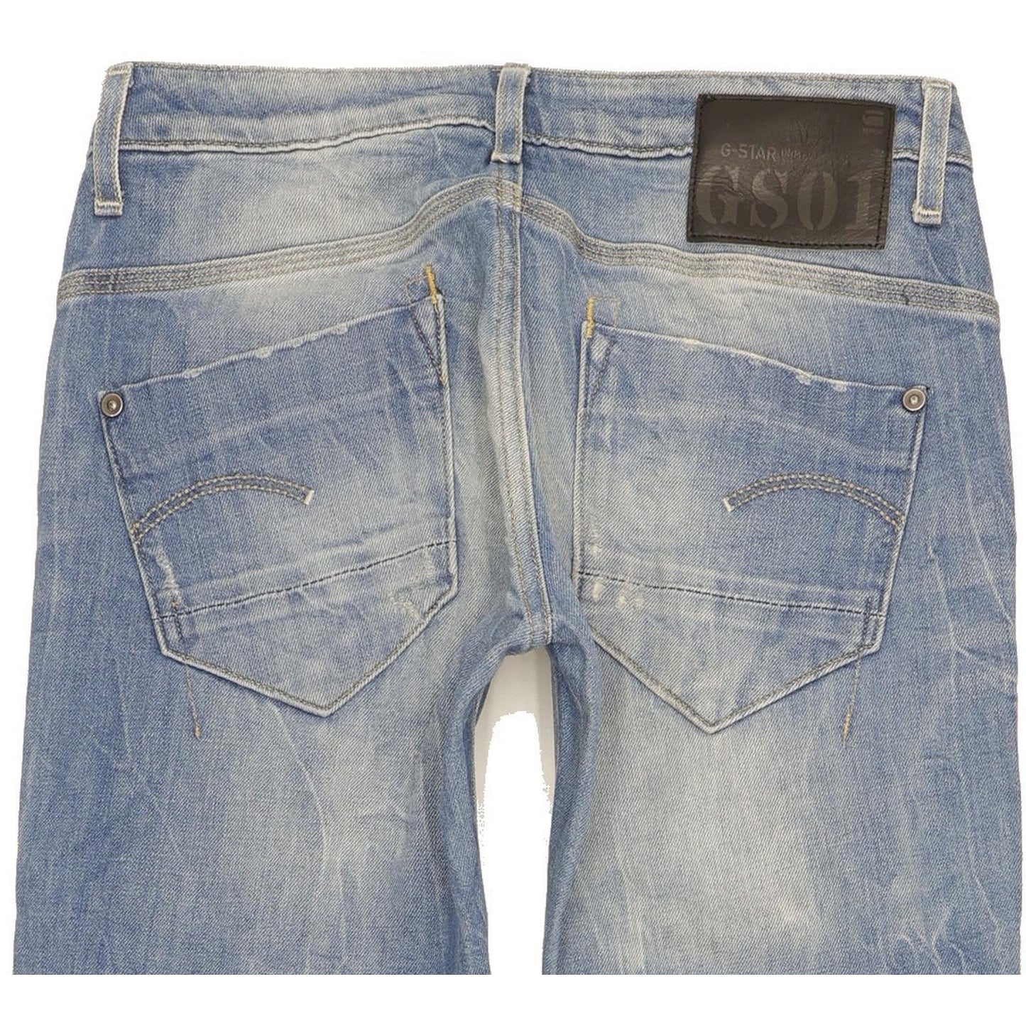 G-Star New Radar Women Blue Skinny Slim Stretch Jeans W26 L34