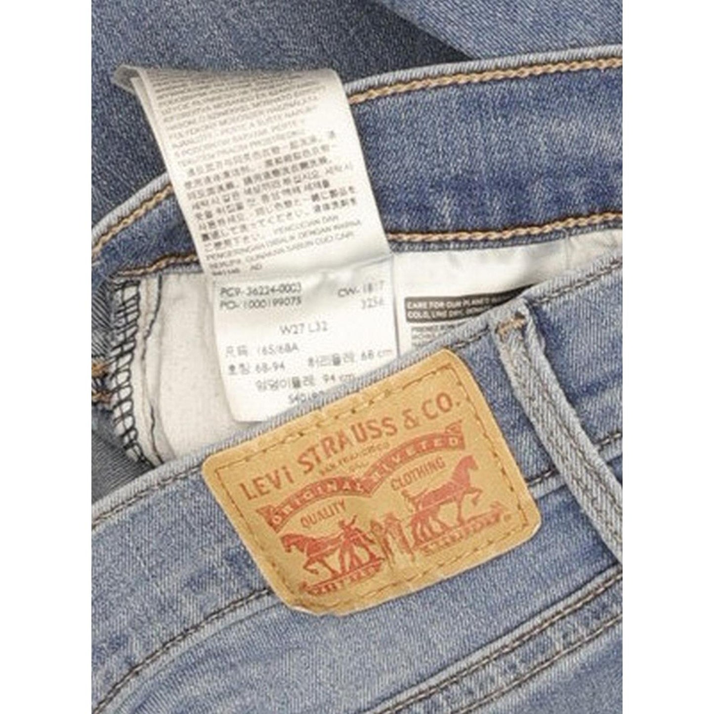 Levi's Slimming Women Blue Skinny Slim Stretch Jeans W27 L32