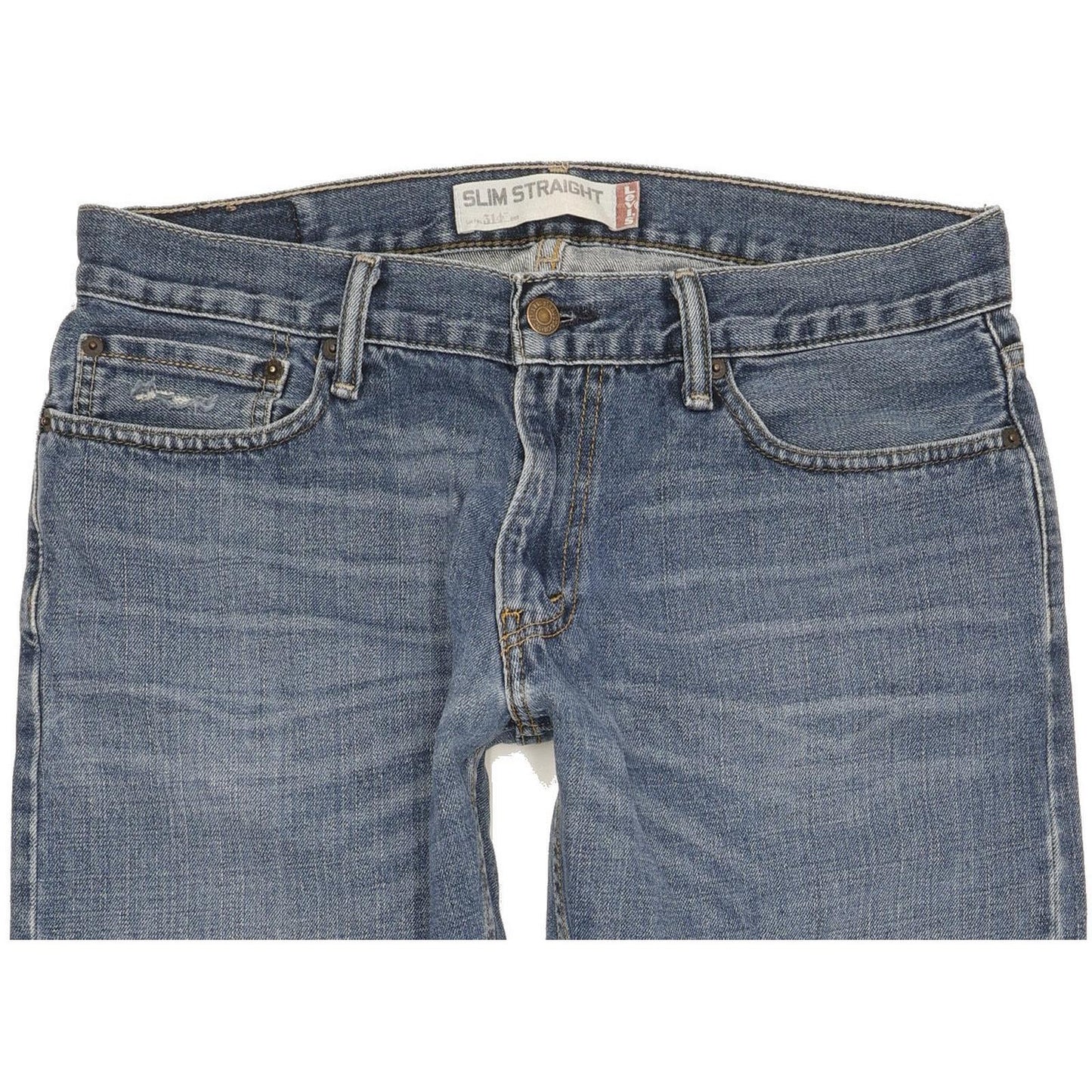 Levi's 514 Men Blue Straight Slim Jeans W34 L30
