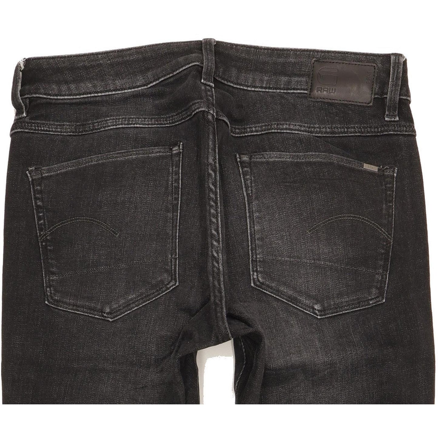 G-Star 3301 Ankle Women Black Skinny Slim Stretch Jeans W30 L30