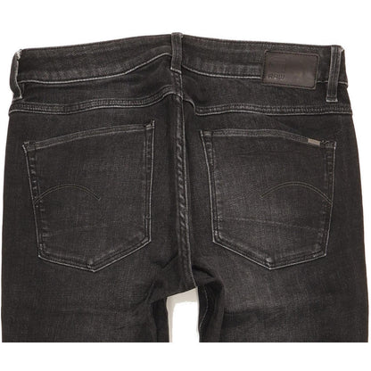 G-Star 3301 Ankle Women Black Skinny Slim Stretch Jeans W30 L30