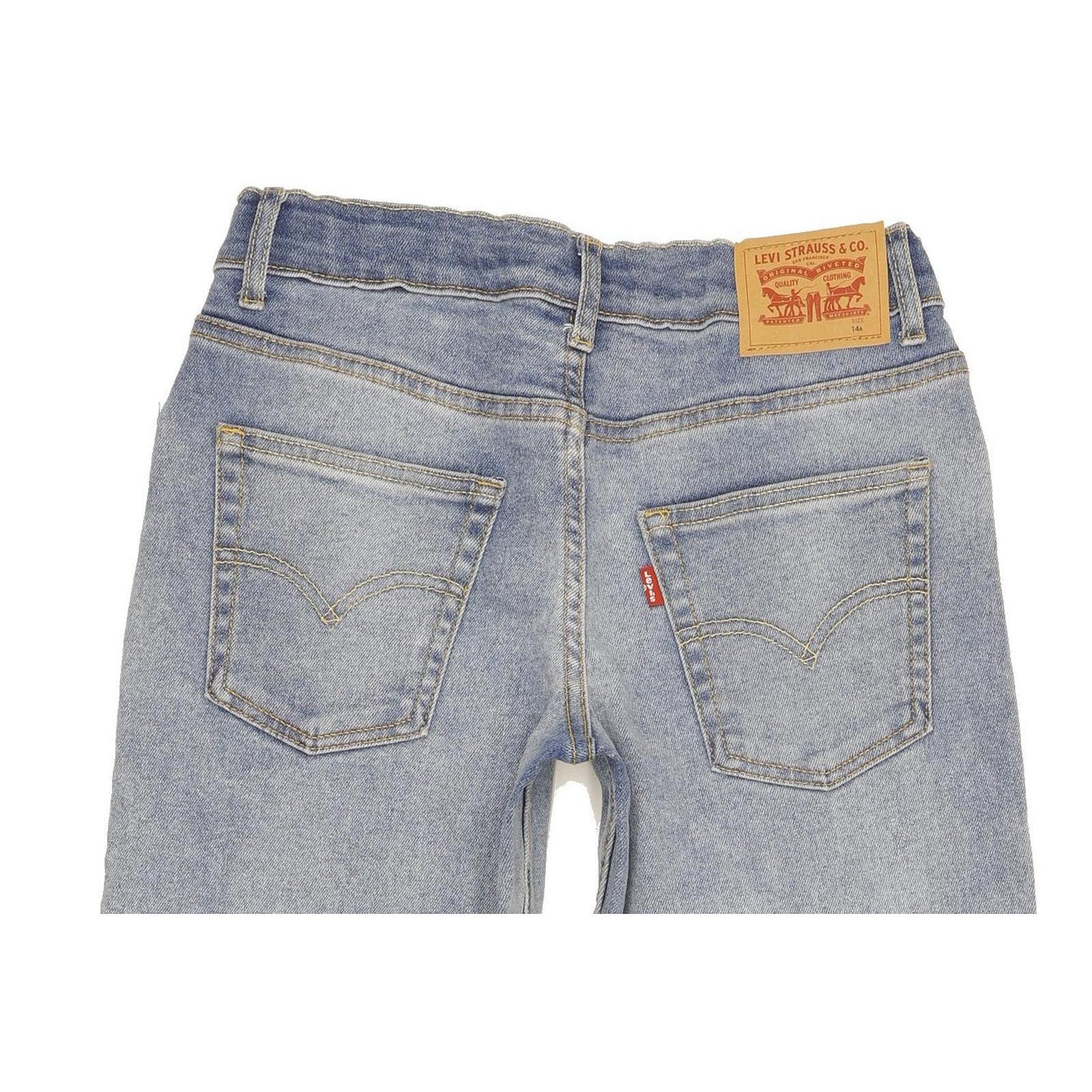 Levi's Kids Blue Straight Loose Stretch Jeans W26 L29