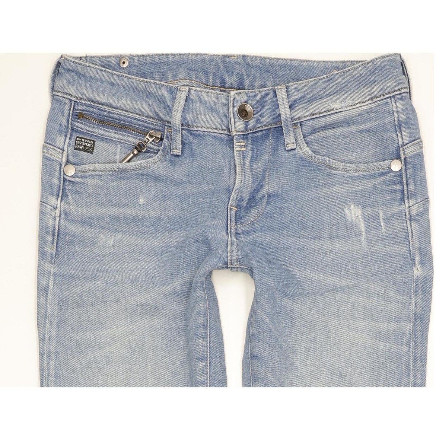 G-Star Midge Women Blue Skinny Slim Stretch Jeans W28 L32