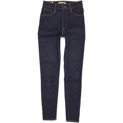 Levi's Mile Blue Skinny Slim Stretch Jeans High Waisted W28 L30