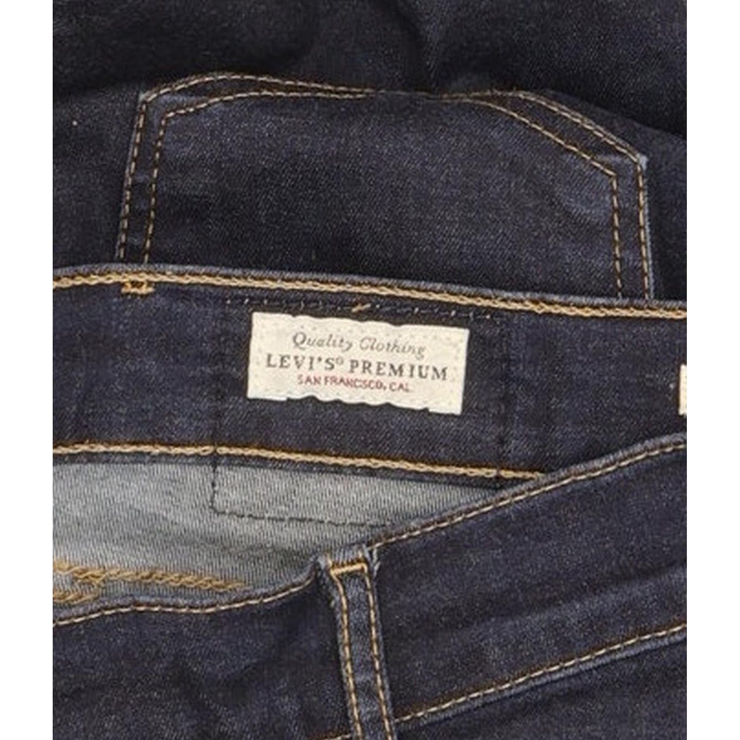 Levi's Mile Blue Skinny Slim Stretch Jeans High Waisted W28 L30