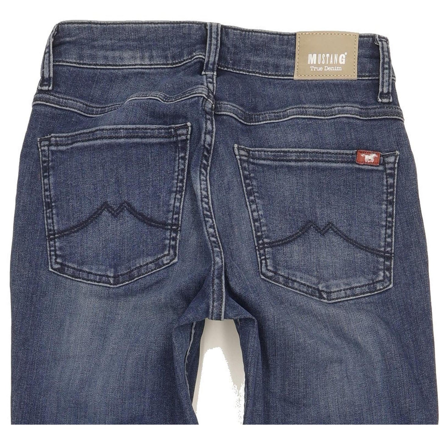 Mustang Sissy Women Blue Straight Slim Stretch Jeans W27 L31