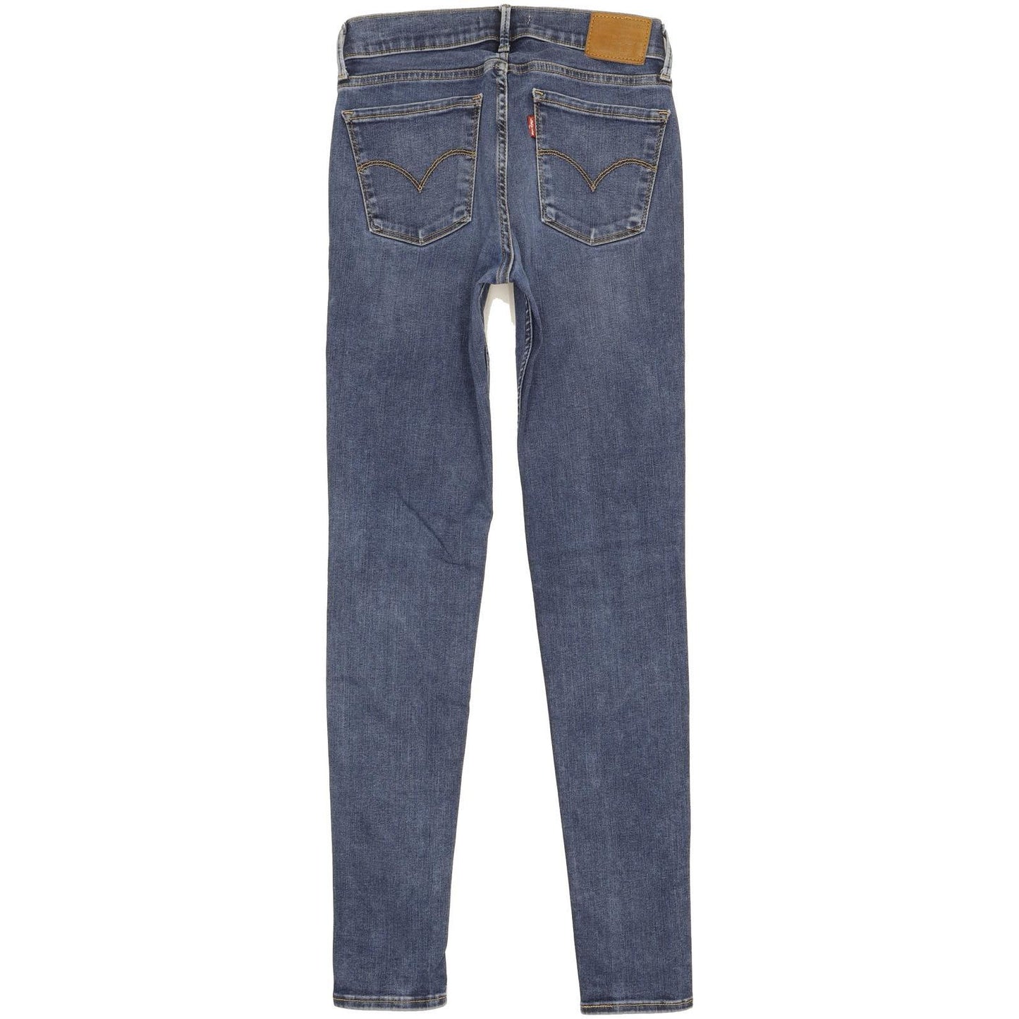 Levi's 710 Super Women Blue Skinny Slim Stretch Jeans W28 L30
