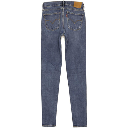 Levi's 710 Super Women Blue Skinny Slim Stretch Jeans W28 L30