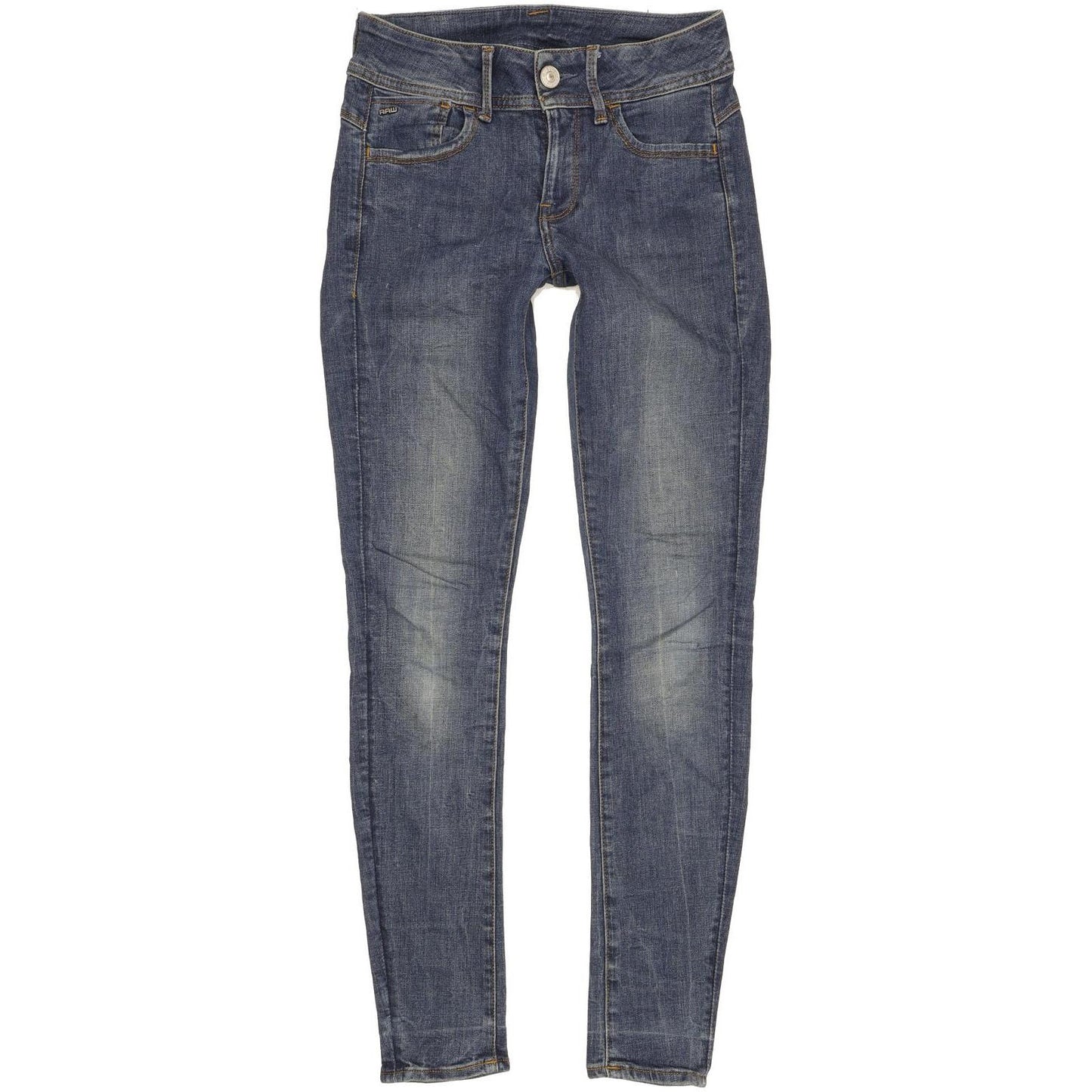 G-Star Lynn Women Blue Skinny Slim Stretch Jeans W26 L30