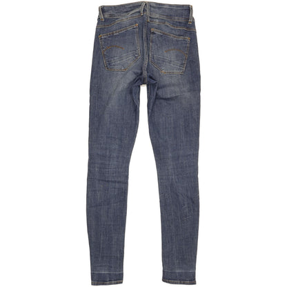 G-Star Lynn Women Blue Skinny Slim Stretch Jeans W26 L30