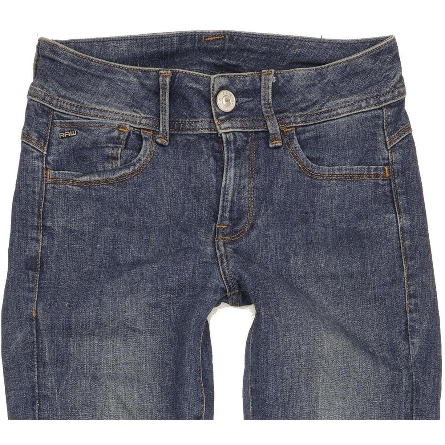 G-Star Lynn Women Blue Skinny Slim Stretch Jeans W26 L30