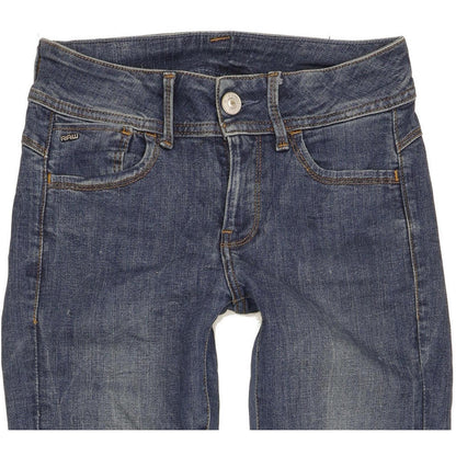 G-Star Lynn Women Blue Skinny Slim Stretch Jeans W26 L30