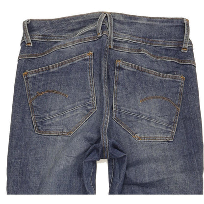 G-Star Lynn Women Blue Skinny Slim Stretch Jeans W26 L30