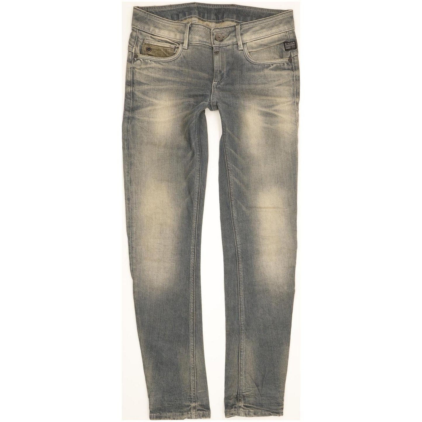 G-Star Women Blue Skinny Slim Stretch Jeans W28 L29