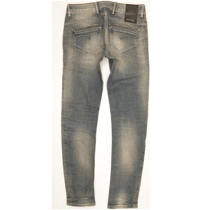 G-Star Women Blue Skinny Slim Stretch Jeans W28 L29