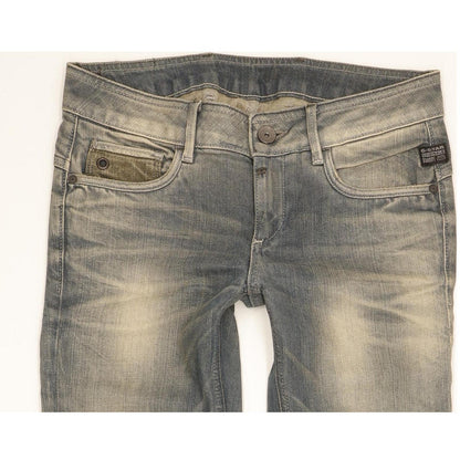 G-Star Women Blue Skinny Slim Stretch Jeans W28 L29