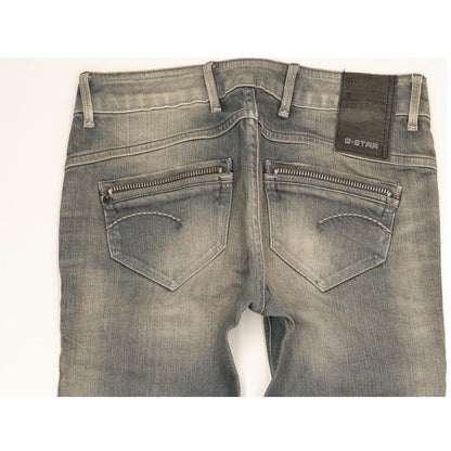 G-Star Women Blue Skinny Slim Stretch Jeans W28 L29