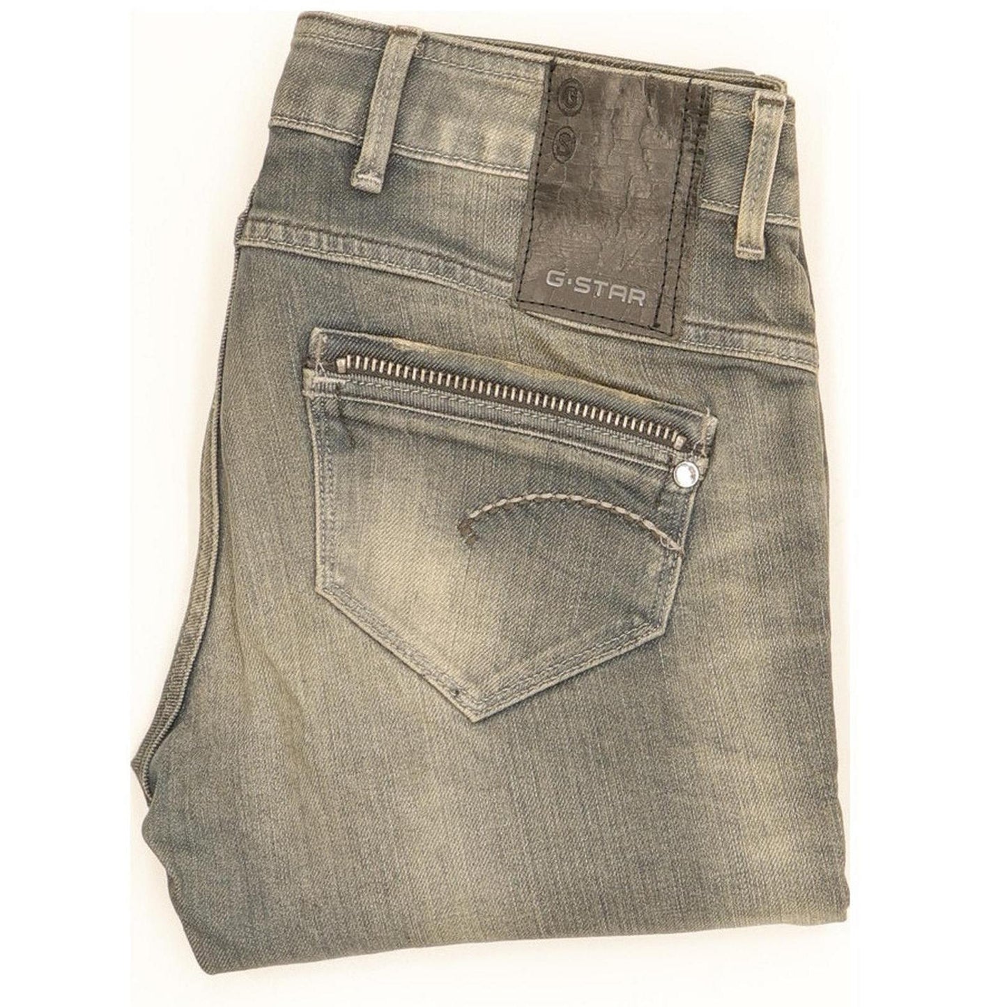 G-Star Women Blue Skinny Slim Stretch Jeans W28 L29