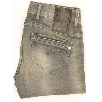 G-Star Women Blue Skinny Slim Stretch Jeans W28 L29