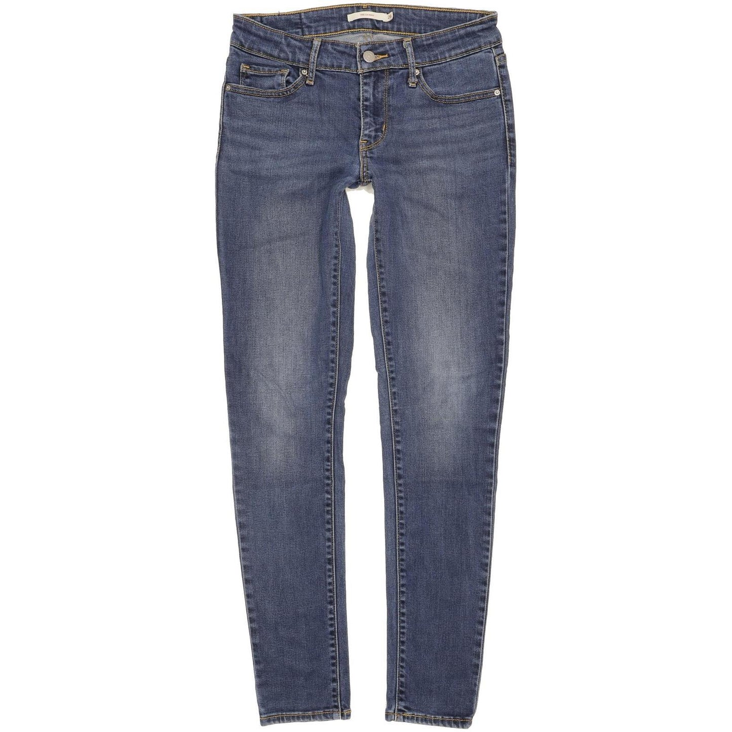 Levi's 711 Women Blue Skinny Slim Stretch Jeans W26 L30