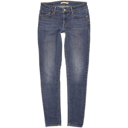 Levi's 711 Women Blue Skinny Slim Stretch Jeans W26 L30
