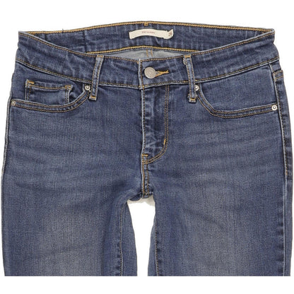 Levi's 711 Women Blue Skinny Slim Stretch Jeans W26 L30