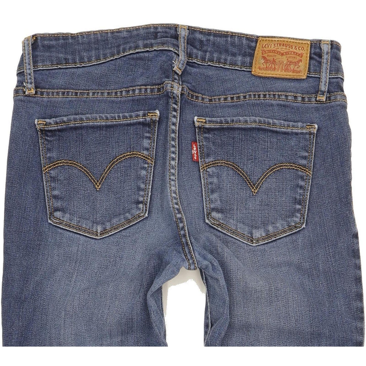 Levi's 711 Women Blue Skinny Slim Stretch Jeans W26 L30