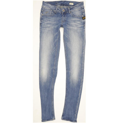 G-Star Lynn Women Blue Skinny Slim Stretch Jeans W29 L34