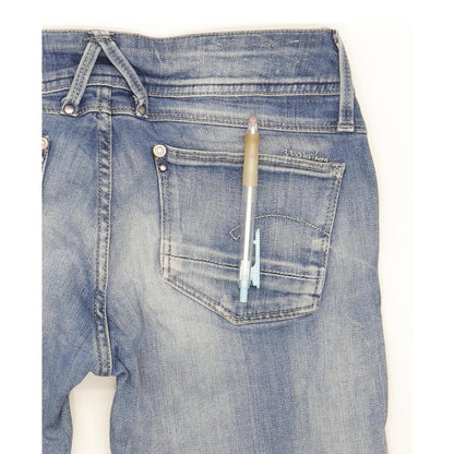 G-Star Lynn Women Blue Skinny Slim Stretch Jeans W29 L34