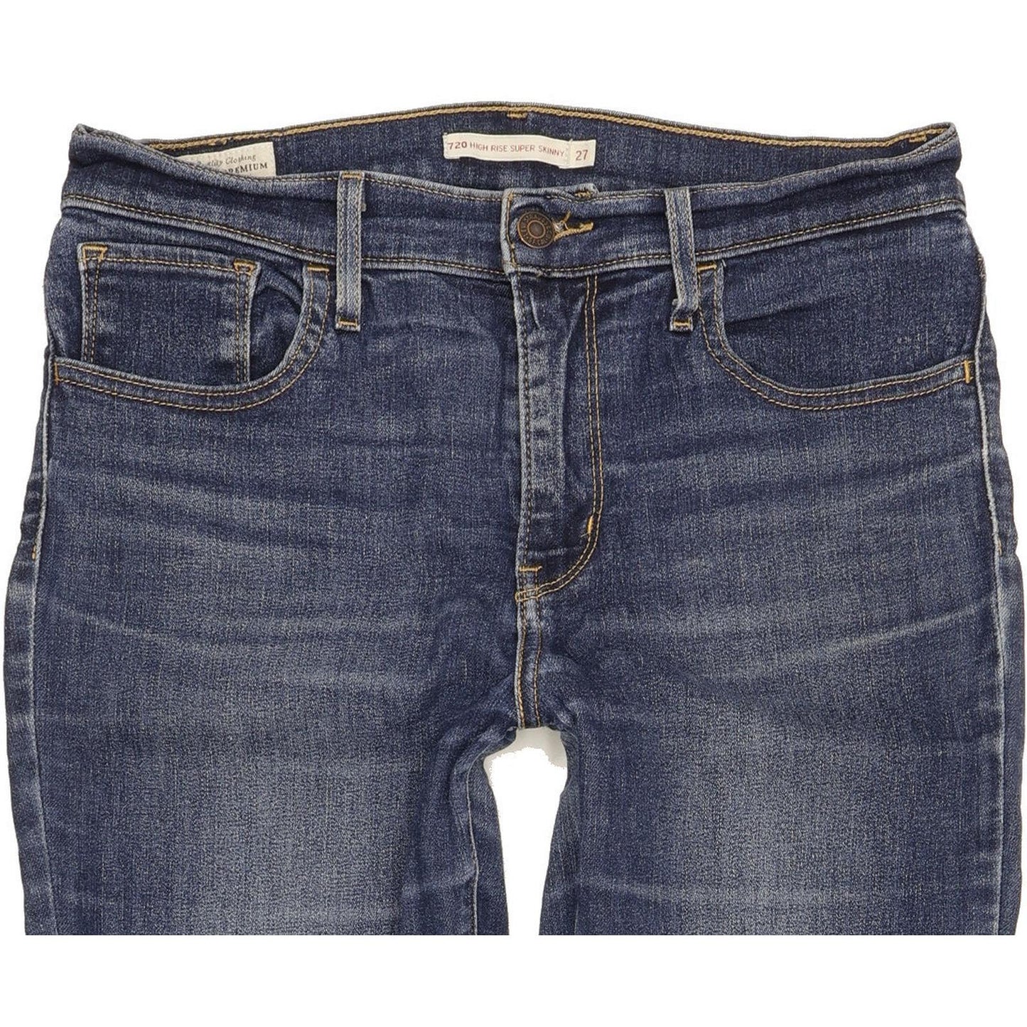 Levi's 720 Women Blue Skinny Slim Stretch Jeans W27 L25
