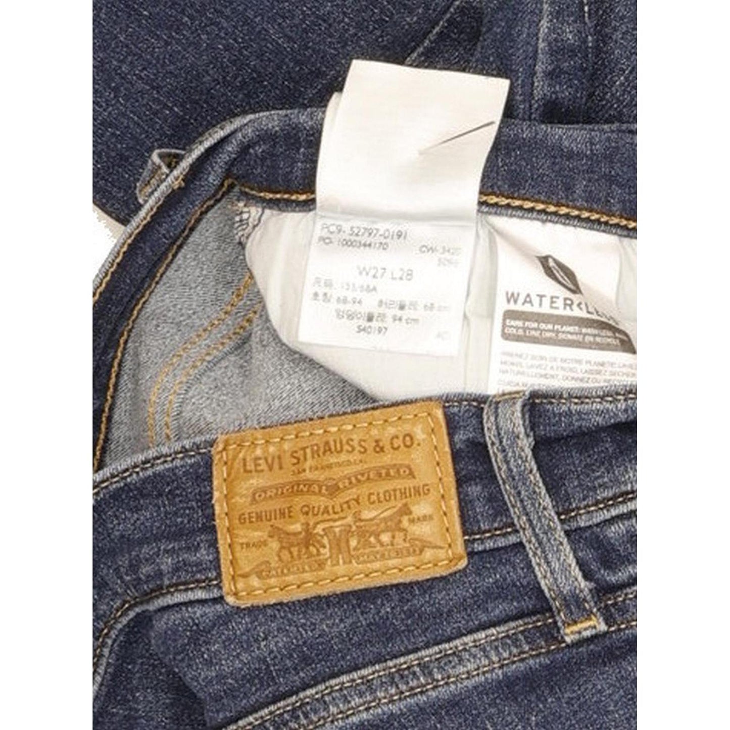Levi's 720 Women Blue Skinny Slim Stretch Jeans W27 L25