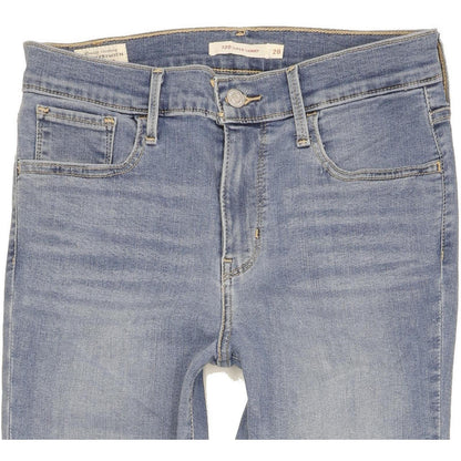 Levi's 720 Super Women Blue Skinny Slim Stretch Jeans W28 L30