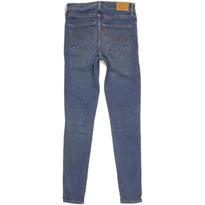 Levi's 720 Super Women Blue Skinny Slim Stretch Jeans W28 L30