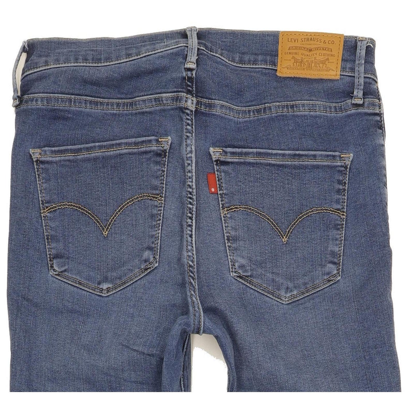 Levi's 720 Super Women Blue Skinny Slim Stretch Jeans W28 L30