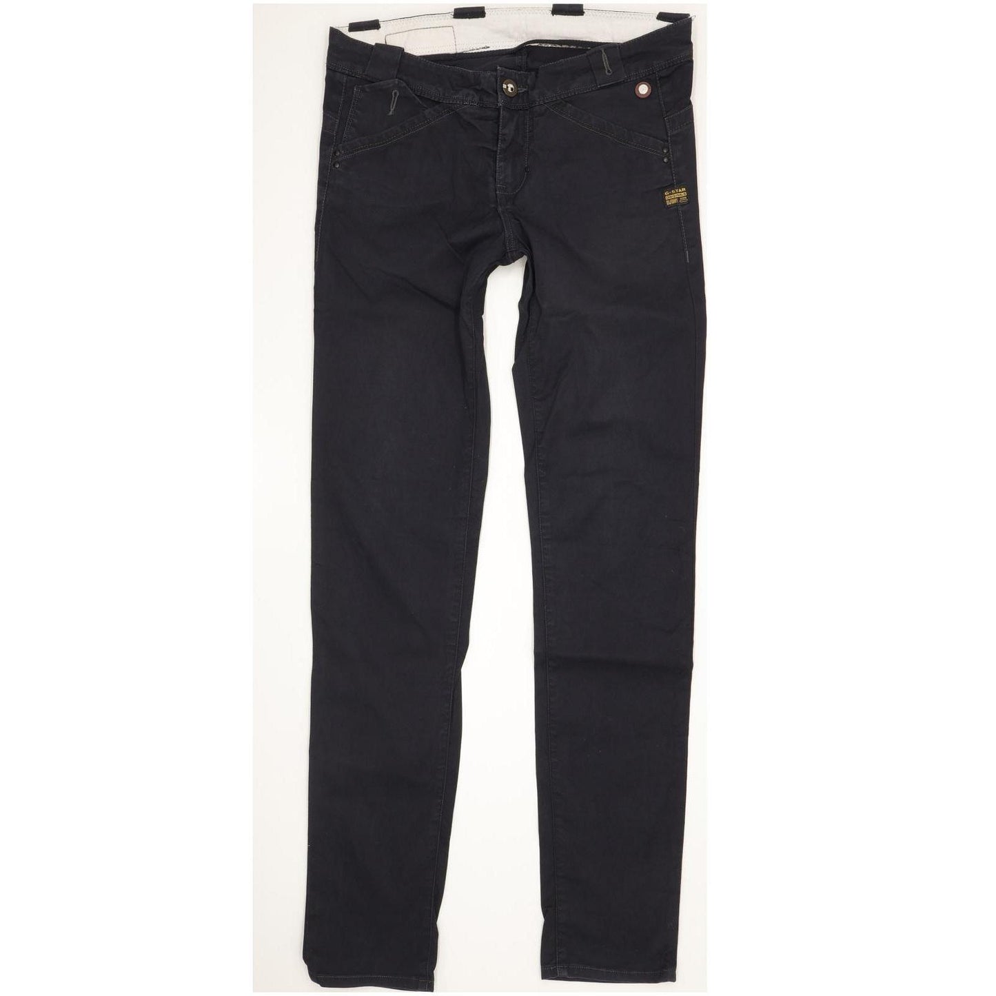 G-Star Royce Hiker Women Navy Tapered Slim Chino Stretch Jeans W27 L32