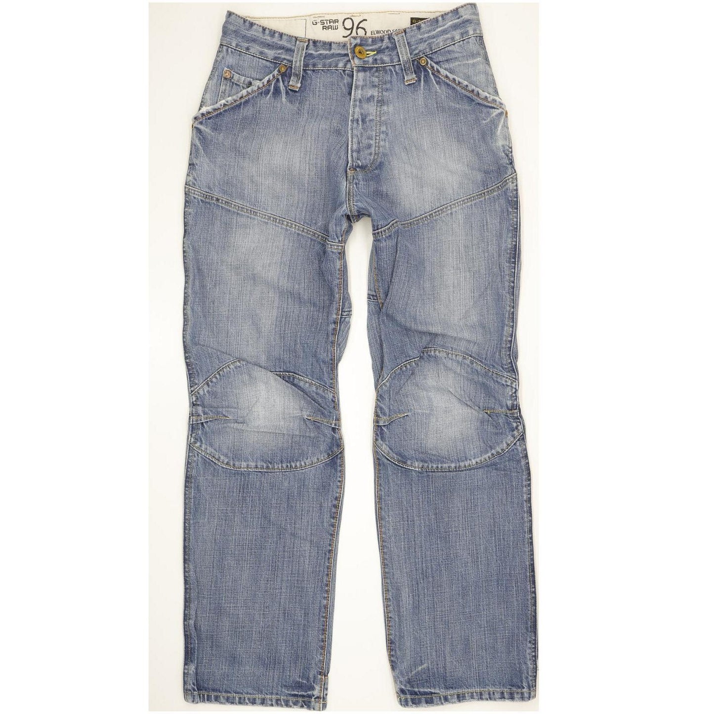 G-Star Elwood Heritage Men Blue Straight Loose Jeans W32 L32