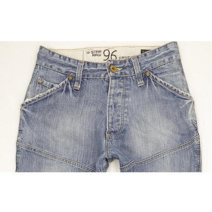 G-Star Elwood Heritage Men Blue Straight Loose Jeans W32 L32
