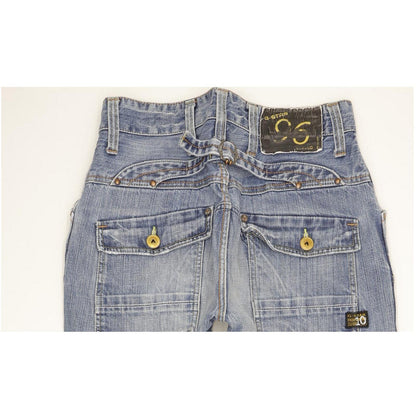 G-Star Elwood Heritage Men Blue Straight Loose Jeans W32 L32
