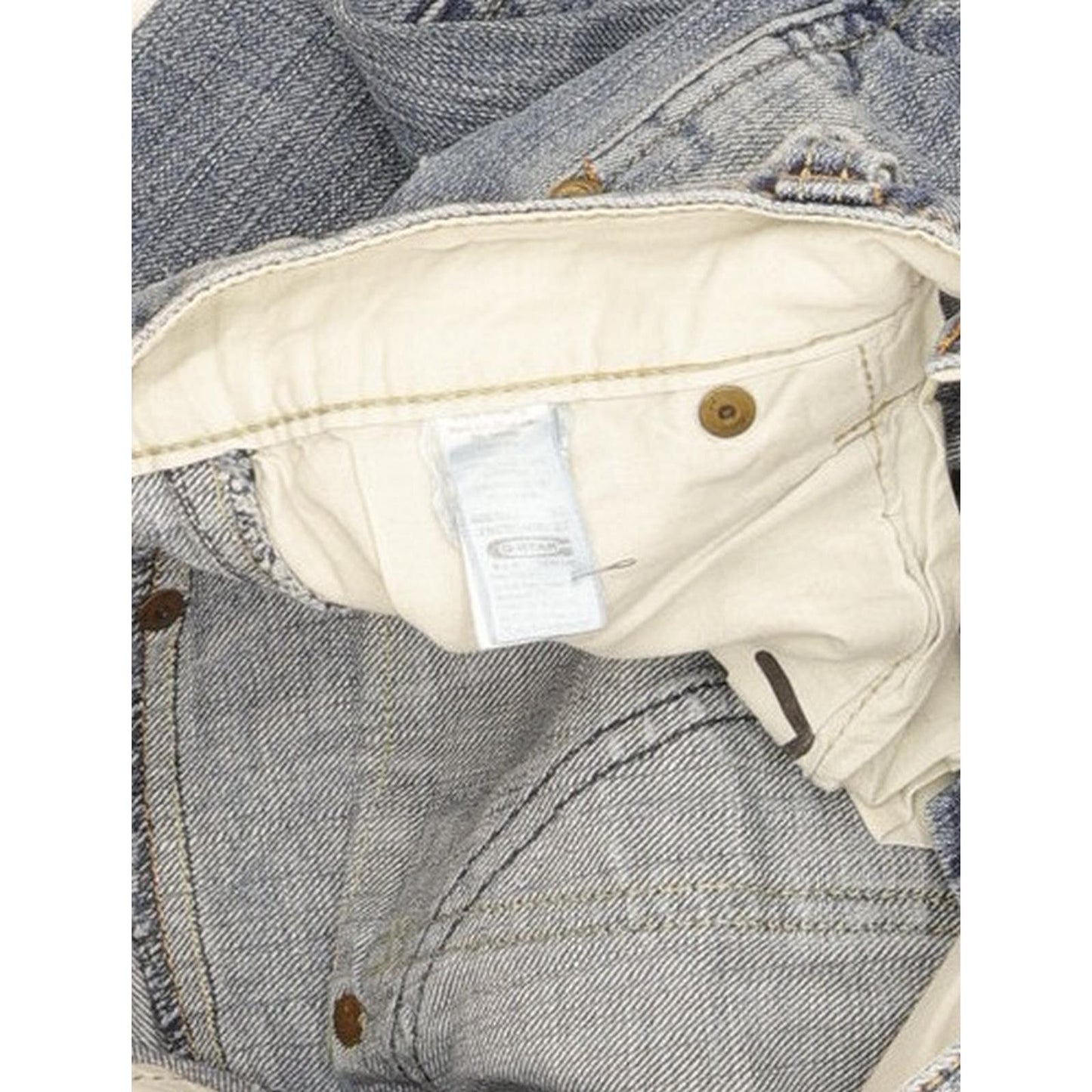G-Star Elwood Heritage Men Blue Straight Loose Jeans W32 L32