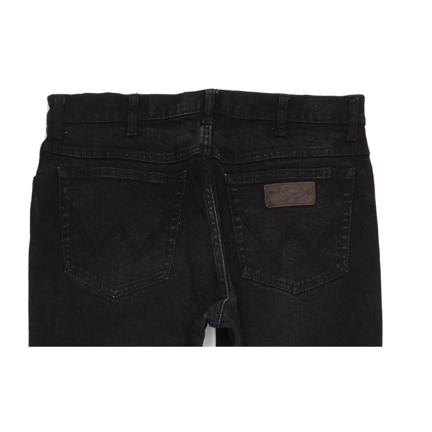 Wrangler Texas Men Black Straight Regular Stretch Jeans W36 L35