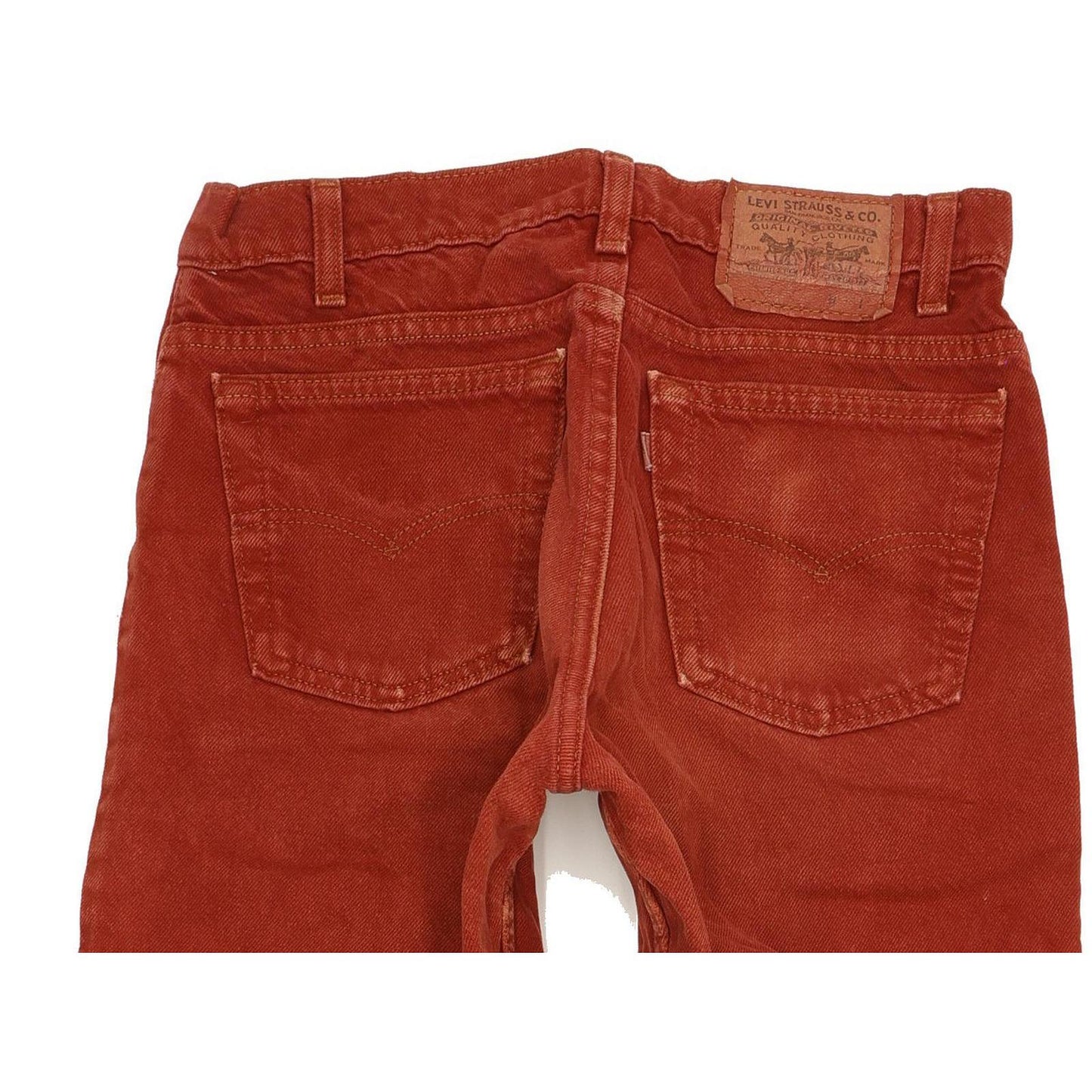 Levi's 550 Made in USA Men Red Tapered Relaxed Jeans W30 L33