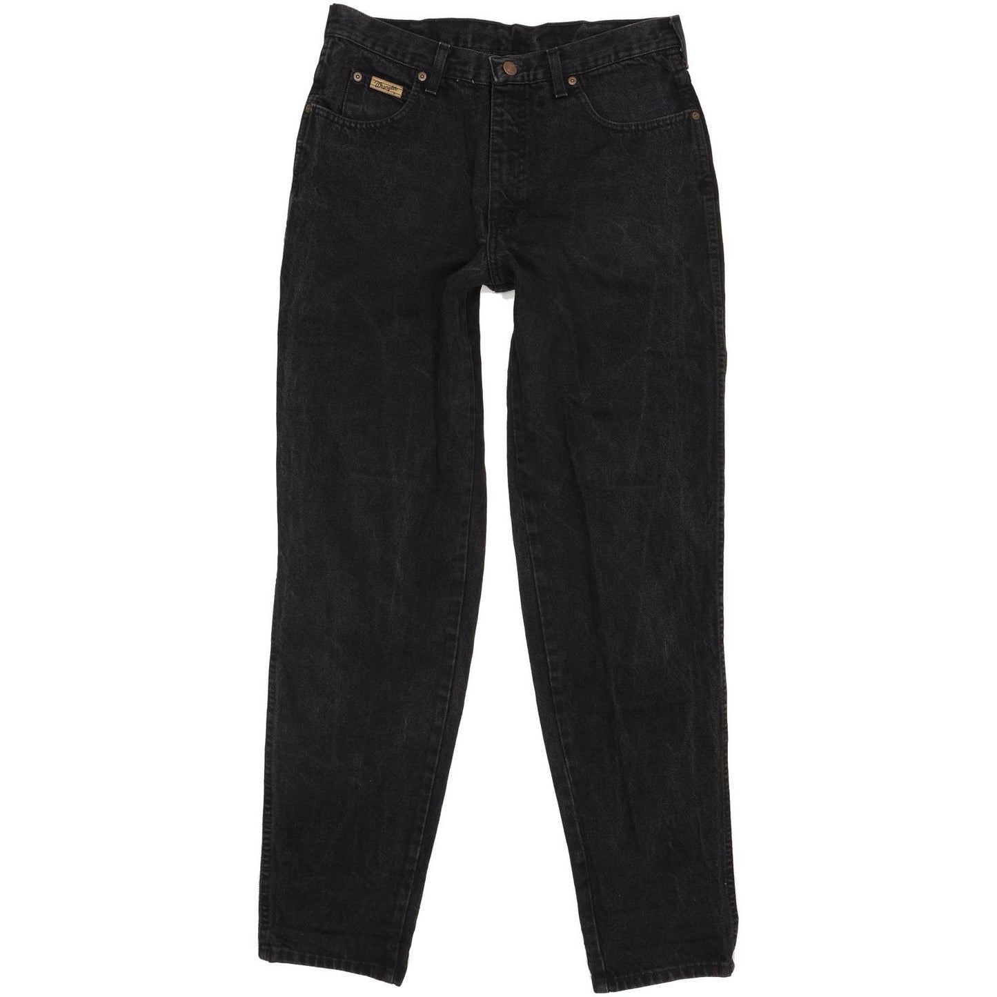 Wrangler Utah Men Black Straight Regular Jeans W33 L34