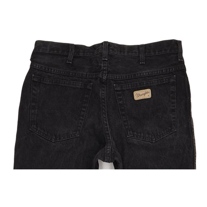 Wrangler Utah Men Black Straight Regular Jeans W33 L34