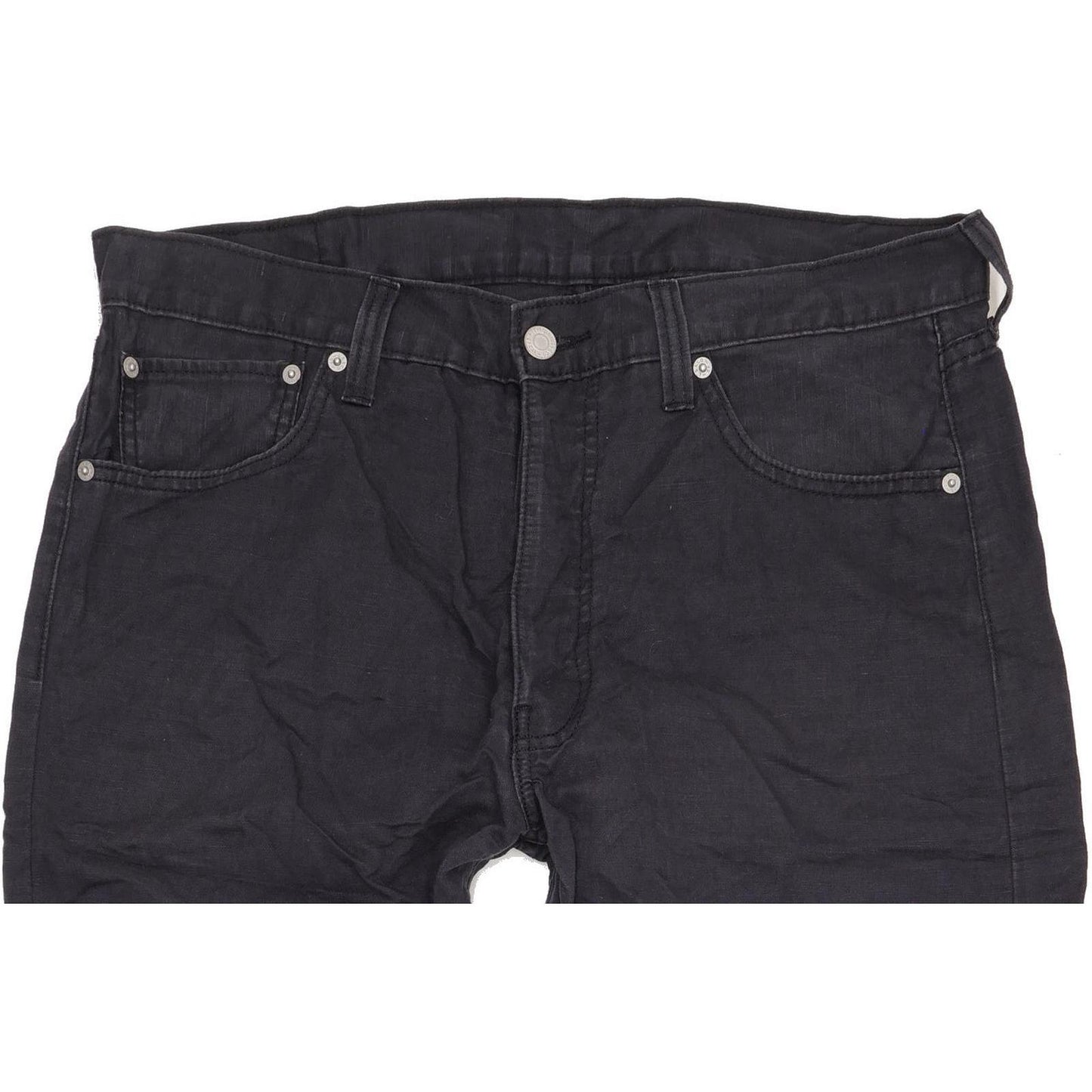 Levi's 401 Men Black Straight Regular Jeans W36 L33