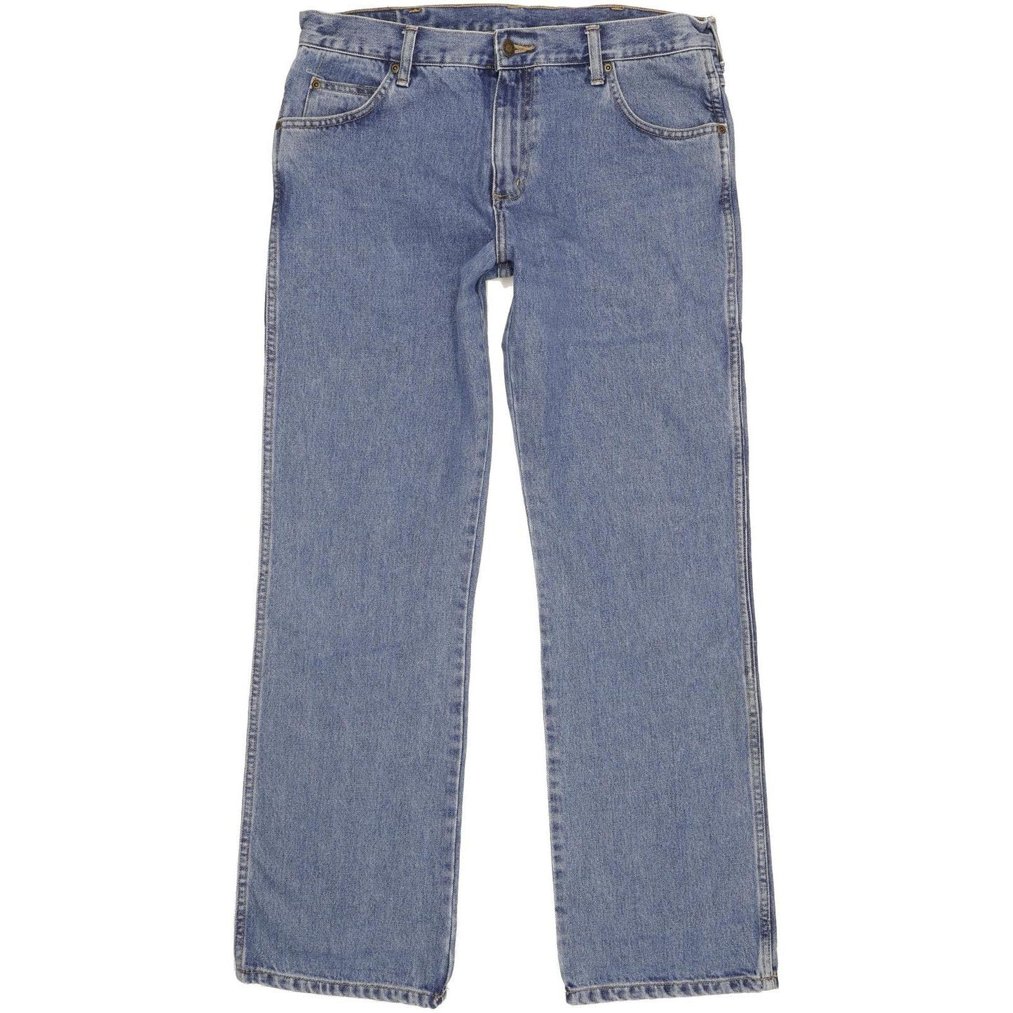 Wrangler Durable Quality Men Blue Straight Regular Jeans W33 L32